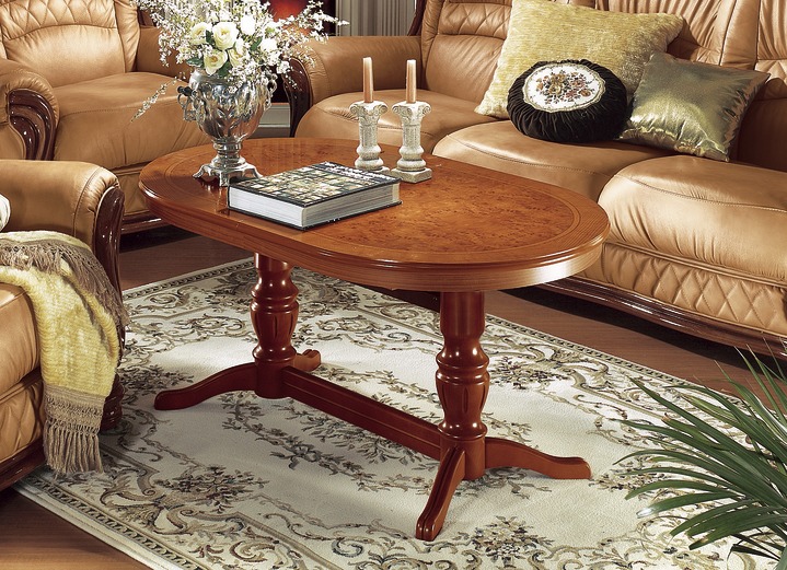 alleen Imperial gloeilamp Salontafel in wortelhoutlook - Klassieke meubels | BADER