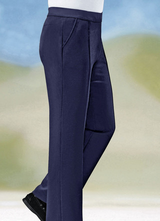 "Klaus Modelle" instapbroek met brede elastische tailleband in 6 kleuren