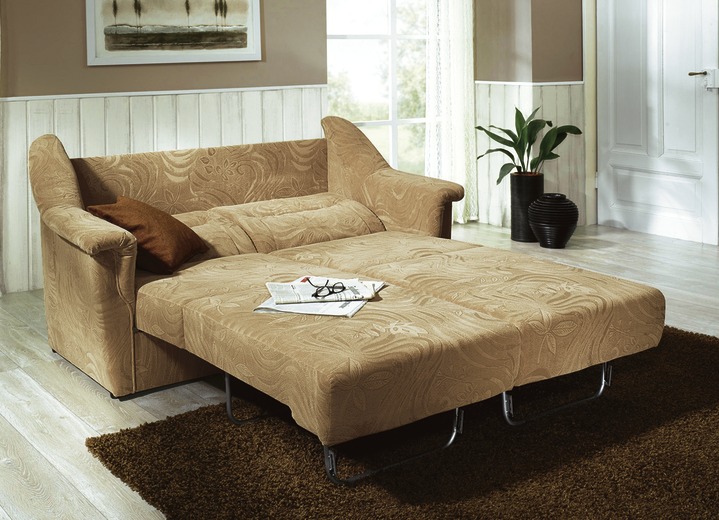 Slaap sofa`s - Converteerbare bank, uitklapbaar als enkele of dubbele ligstoel, in Farbe CAPPUCCINO