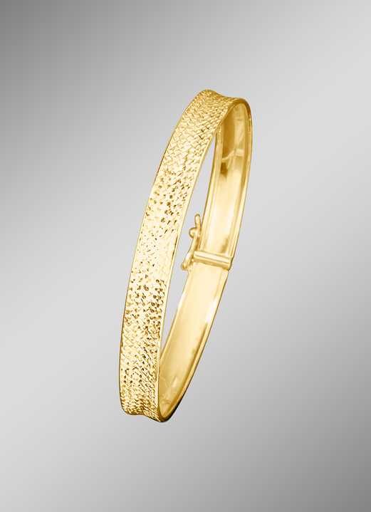 Aas Schijn Monografie Mooie armband met briljantstructuur - Dames gouden sieraden | BADER