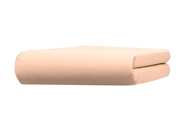 Hoeslakens - Bella Donna gedraaid jersey stretch hoeslaken, in Größe 133 (90–100/190–220 cm, matrashoogte tot 30 cm) bis 938 (180–200/200–220 cm, matrashoogte tot 45 cm), in Farbe NATUREL Ansicht 1