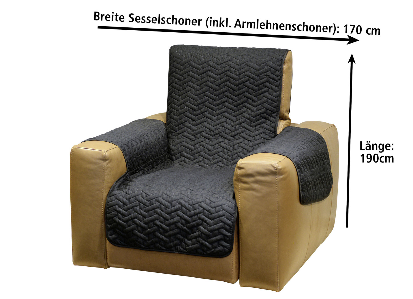 OMKEERBARE BESCHERMER VOOR FAUTEUIL OF BANK Grand foulards BADER