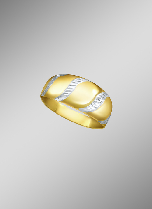 Ringen - Damesring in twee kleuren, in Größe 160 bis 220, in Farbe  Ansicht 1