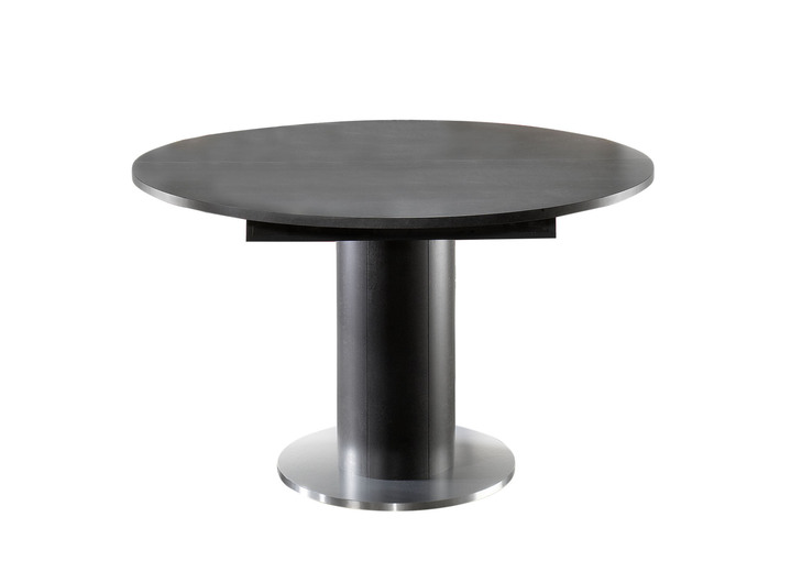 Eettafels - Uitzonderlijke tafel met verlengstuk, in Farbe ZWART-ZWART, in Ausführung Tafel met uittrekbaar deel Ansicht 1