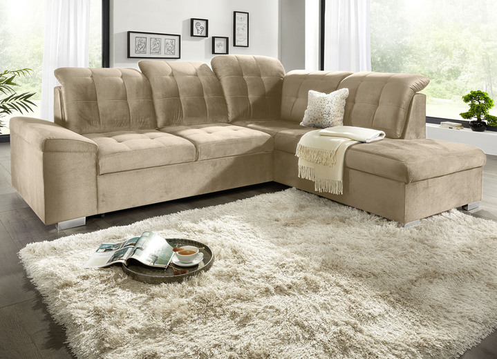 Polsterecken - Polsterecke mit Funktion, in Farbe BEIGE Ansicht 1