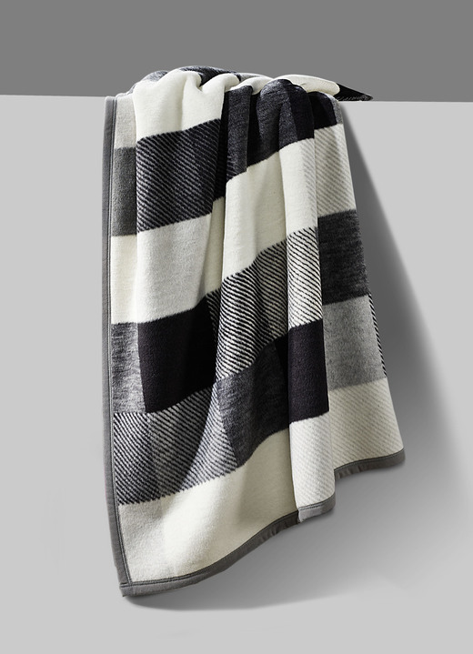 Woondekens - Slijtvaste deken ‘Cotton Home‘, in Farbe GRIJS GERUIT