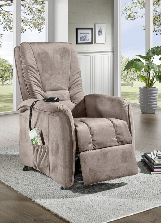 TV-Sessel / Relax-Sessel - TV-Sessel, mechanisch, in Farbe BEIGE, in Ausführung TV-Sessel, mechanisch Ansicht 1