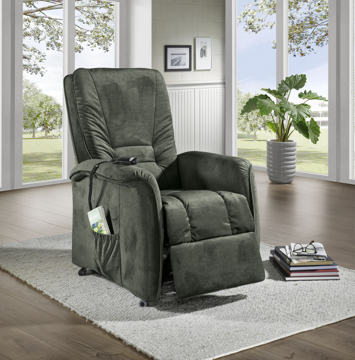 TV-Sessel / Relax-Sessel - TV-Sessel, mechanisch, in Farbe DUNKELGRÜN, in Ausführung TV-Sessel, mechanisch Ansicht 1