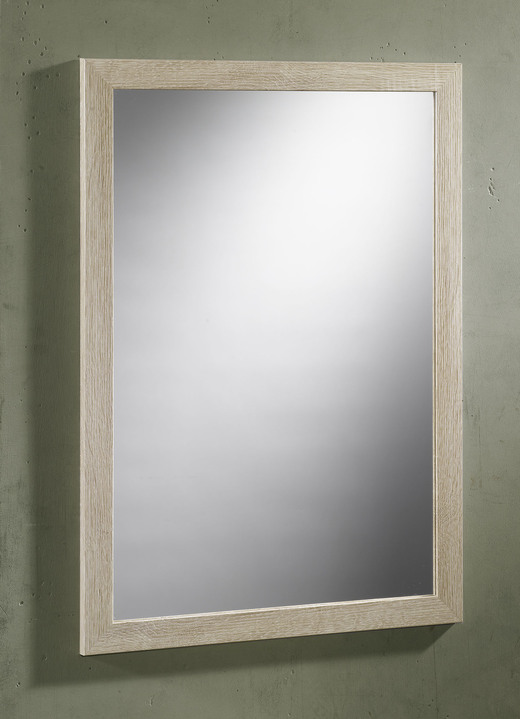 Garderobemeubels - Spiegel met lijst, in Farbe EIKEN Ansicht 1