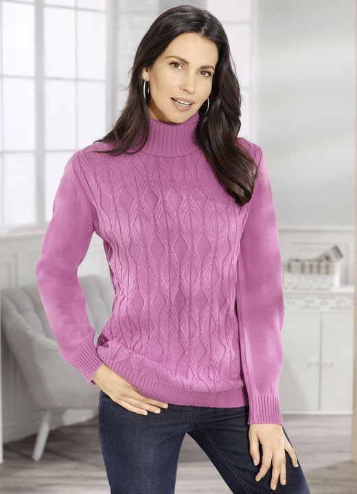 Basics - Pullover, in Größe L(44/46) bis XXL(52/54), in Farbe ROSENHOLZ Ansicht 1