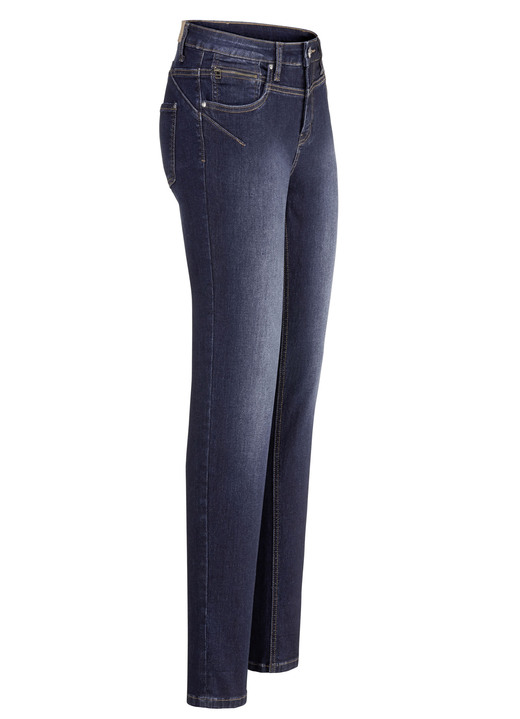 Broeken - Jeans met push-up-effect, in Größe 017 bis 050, in Farbe DONKERBLAUW Ansicht 1