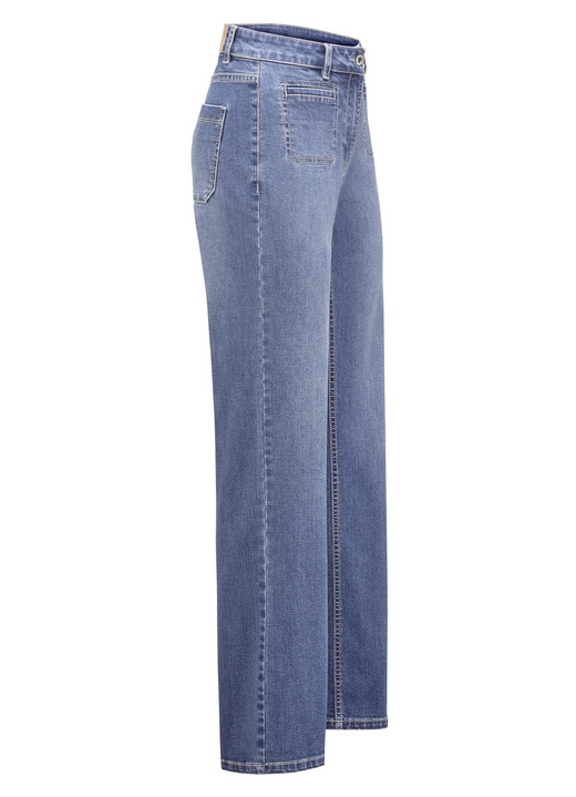 Broeken - Jeans met modieuze zakken aan de voorkant, in Größe 017 bis 050, in Farbe JEANSBLAUW Ansicht 1