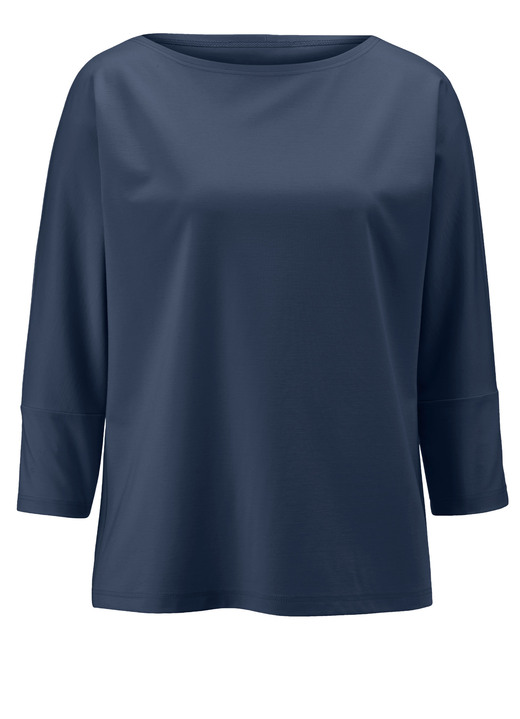 3/4-mouw - Shirt, in Größe 036 bis 052, in Farbe MARINE Ansicht 1
