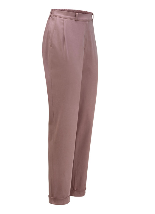 Broeken met elastische band - Enkellange broek in een slip-on stijl, in Größe 018 bis 052, in Farbe ROZENHOUT Ansicht 1