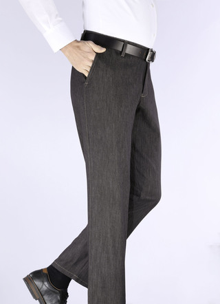 "Klaus Models" onderbuik fijne jeans in 2 kleuren