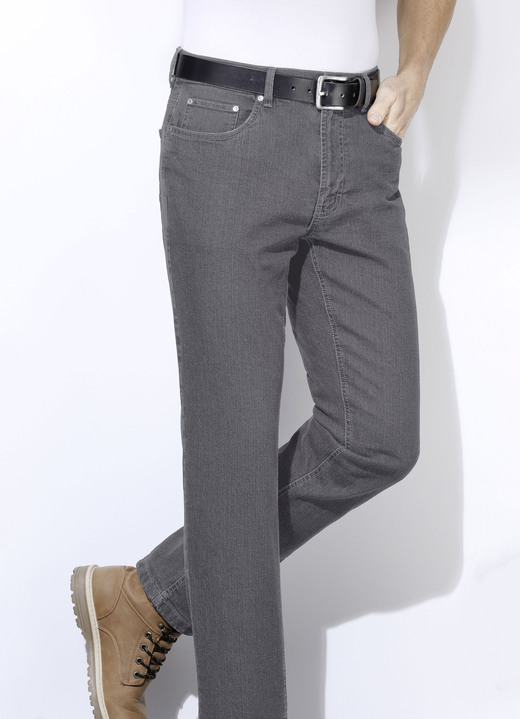 Jeans - Thermische jeans in 3 kleuren, in Größe 024 bis 064, in Farbe MIDDENGRIJS Ansicht 1