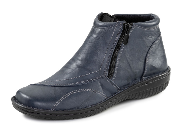 Stiefel & Stiefeletten - Booties, in Größe 036 bis 042, in Farbe DUNKELBLAU Ansicht 1