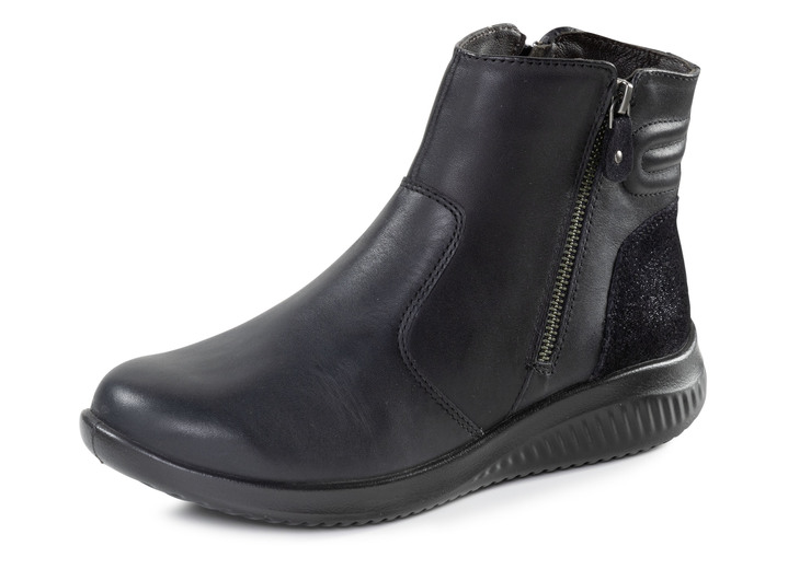 Stiefel & Stiefeletten - Booties, in Größe 036 bis 042, in Farbe SCHWARZ Ansicht 1