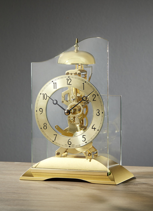 Horloges - Stijlvolle tafelklok van AMS, in Farbe MESSING Ansicht 1