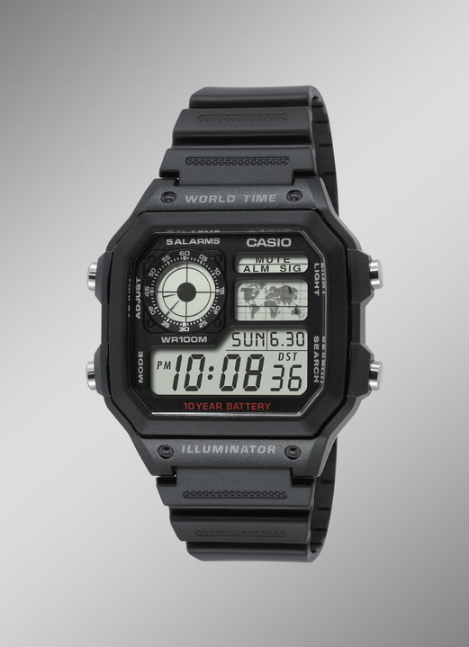 Digitale horloges - Casio Illuminator digitaal herenhorloge, in Farbe  Ansicht 1
